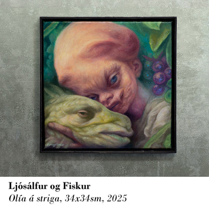 Ljósálfur og fiskur