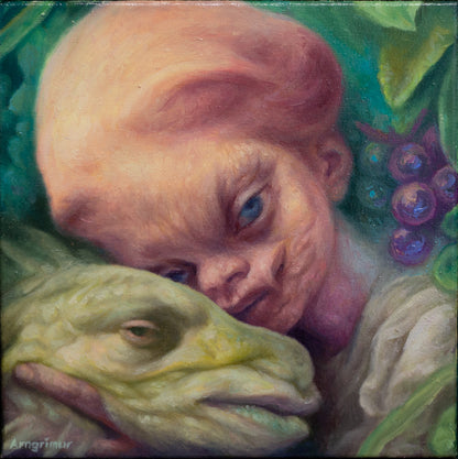 Ljósálfur og fiskur